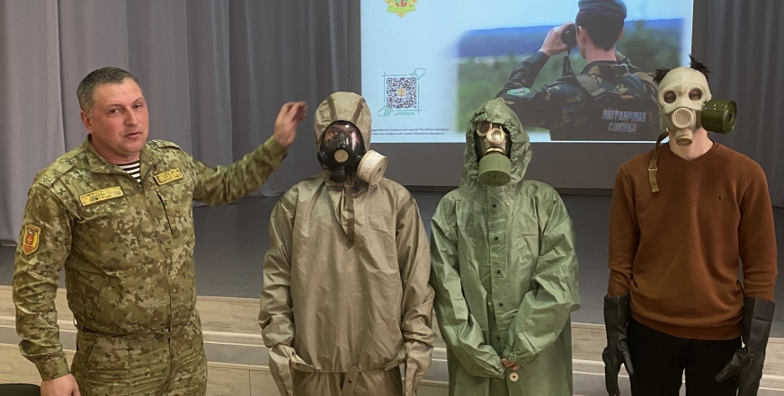 Встреча с представителями Пинского пограничного отряда